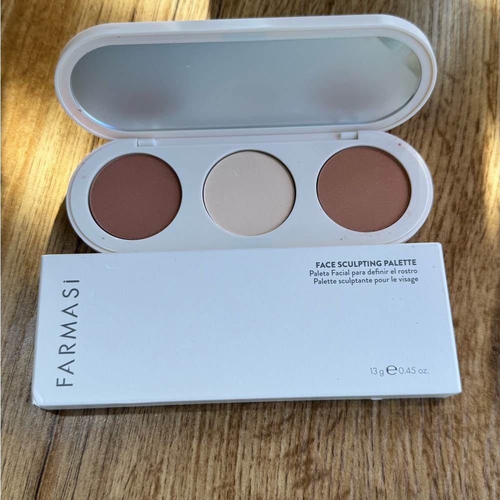 🤎Farmasi Bronzer & Contour Palette Brown Cream